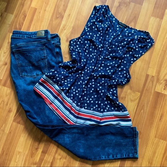 Zac & Rachel Tops - Zac & Rachel Navy Tank Top sleeveless blouse